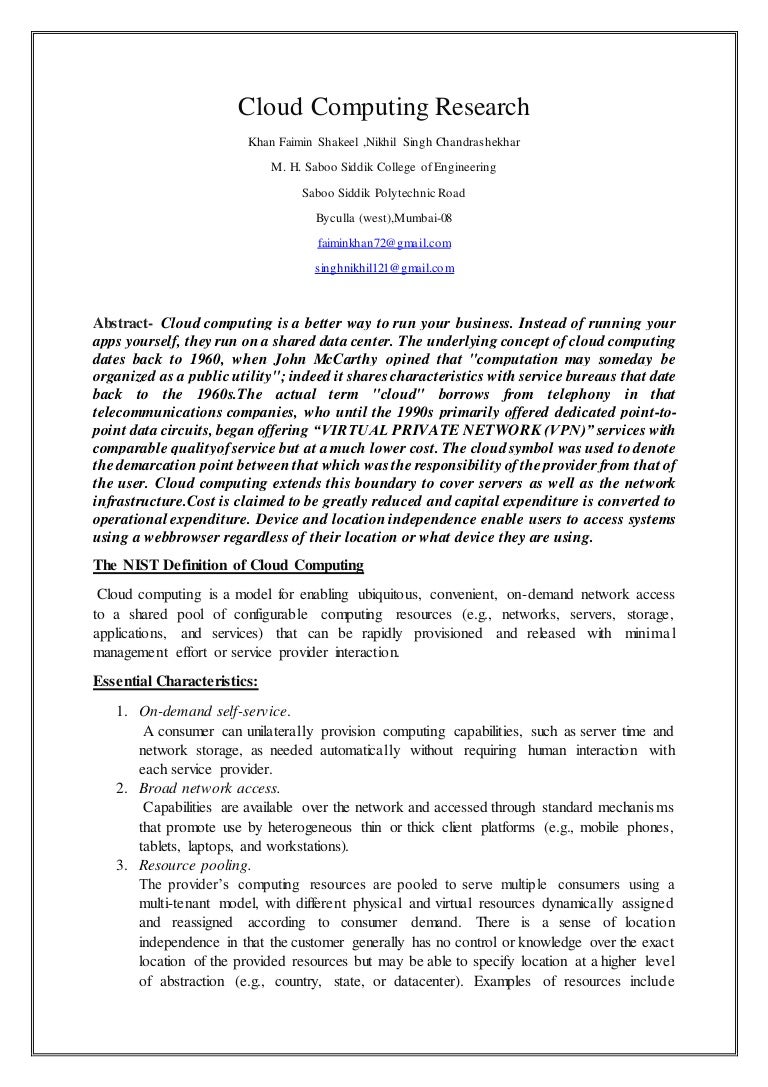 ieee papers on cloud computing pdf 2017 cloud computing research paper 2018 pdf